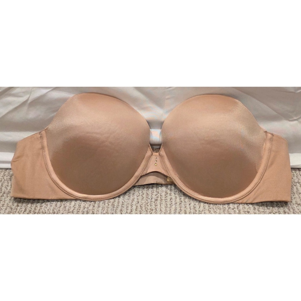 Victorias Secret Biofit Multi-Way Strapless Underwire Bra Tan Nude 38B 235150